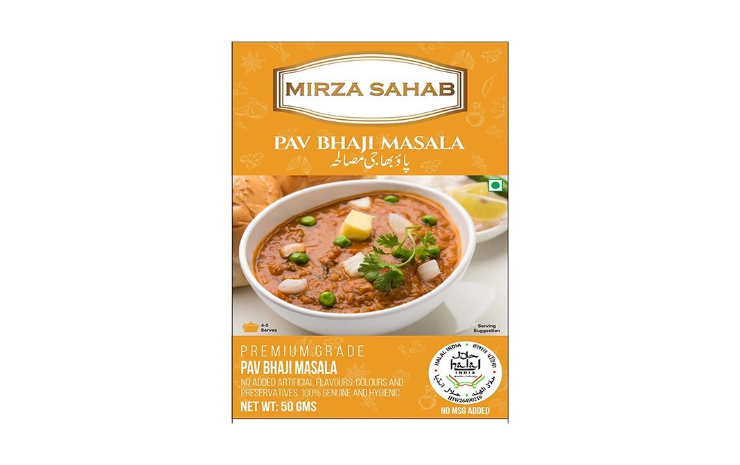 Mirza Sahab Pav Bhaji Masala    Box  50 grams